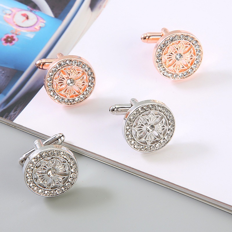 Cufflink Măng-set Nam thời trang lịch lãm, khuy cài tay áo sơ mi Nam phong cách chỉn chu, lịch sự