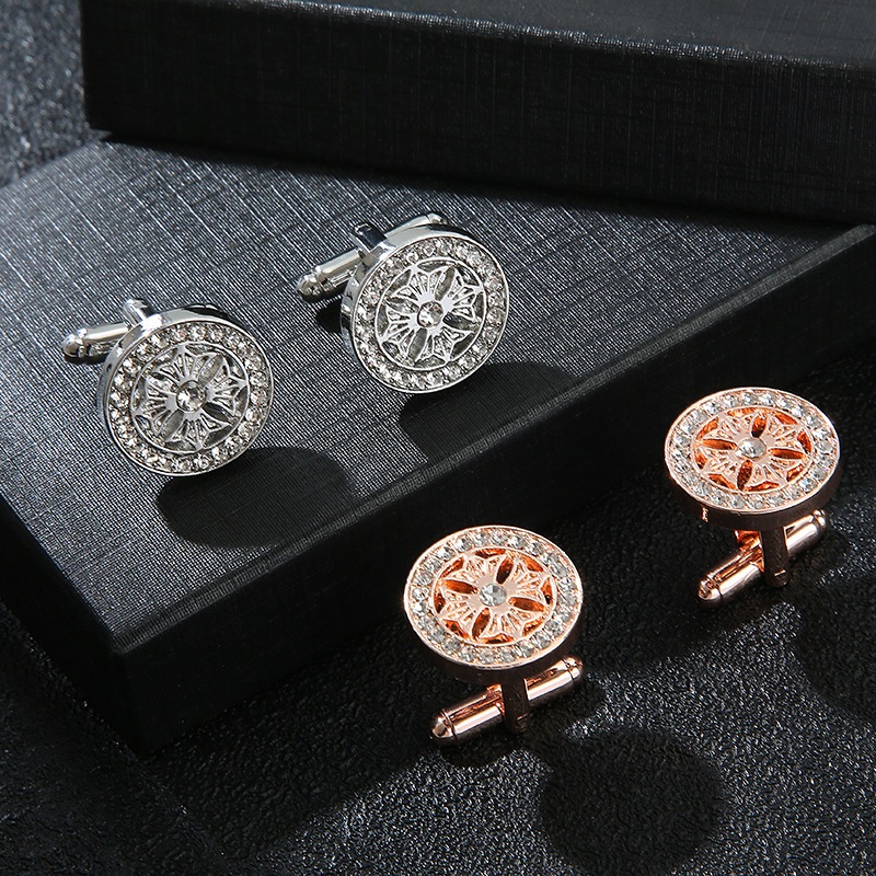 Cufflink Măng-set Nam thời trang lịch lãm, khuy cài tay áo sơ mi Nam phong cách chỉn chu, lịch sự