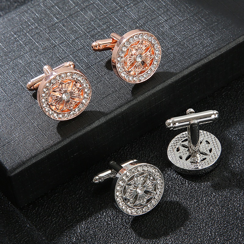 Cufflink Măng-set Nam thời trang lịch lãm, khuy cài tay áo sơ mi Nam phong cách chỉn chu, lịch sự
