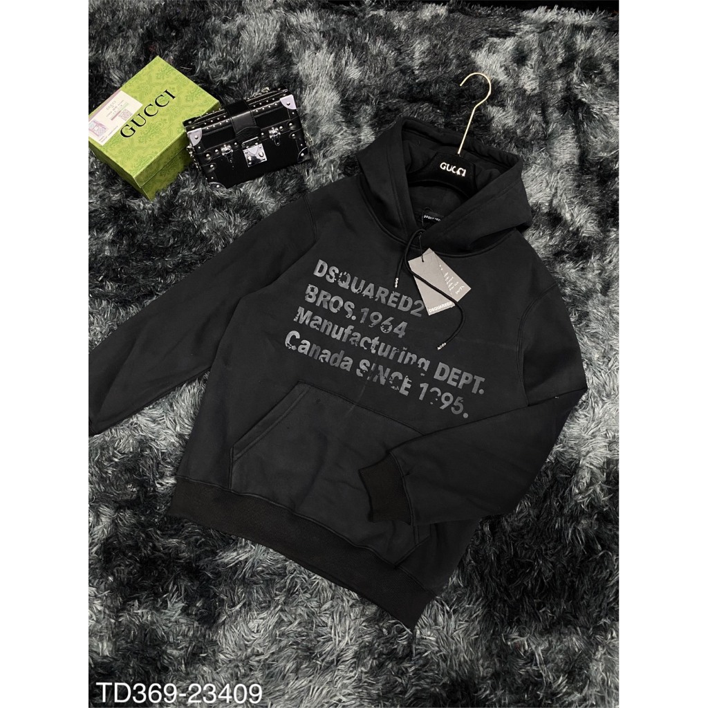 Áo Hoodie DSQ Chất Nỉ Hoạ Tiết Siêu Đẹp - Áo Nỉ Hoodie Nam DSQ Cao Cấp