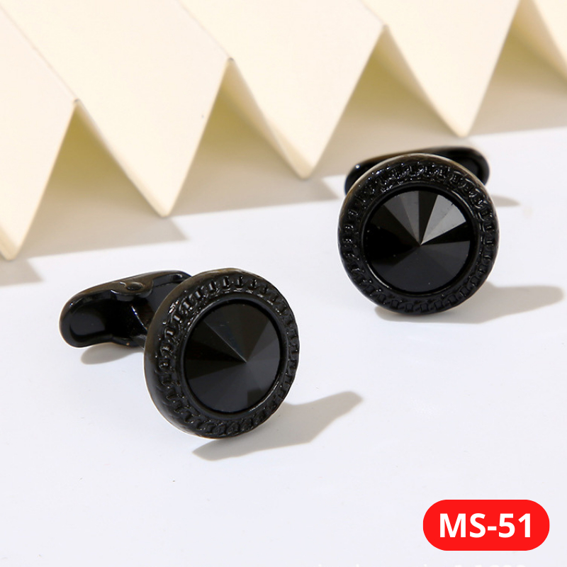 Cufflink Măng-set Nam thời trang lịch lãm, khuy cài tay áo sơ mi Nam phong cách chỉn chu, lịch sự