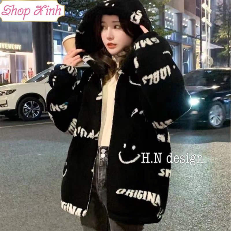 Áo khoác Lông mũ hàng quảng châu loại 1  chất xịn về đủ hình LOẠI 1