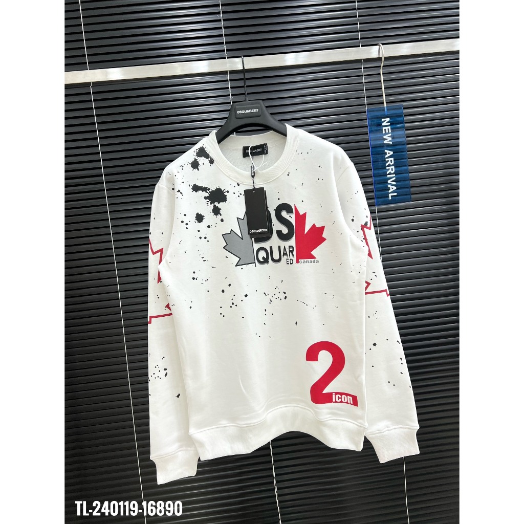 Áo Nỉ Loang DSQ Dày Dặn Cho Nam - Áo Dài Tay Nỉ Loang Cao Cấp