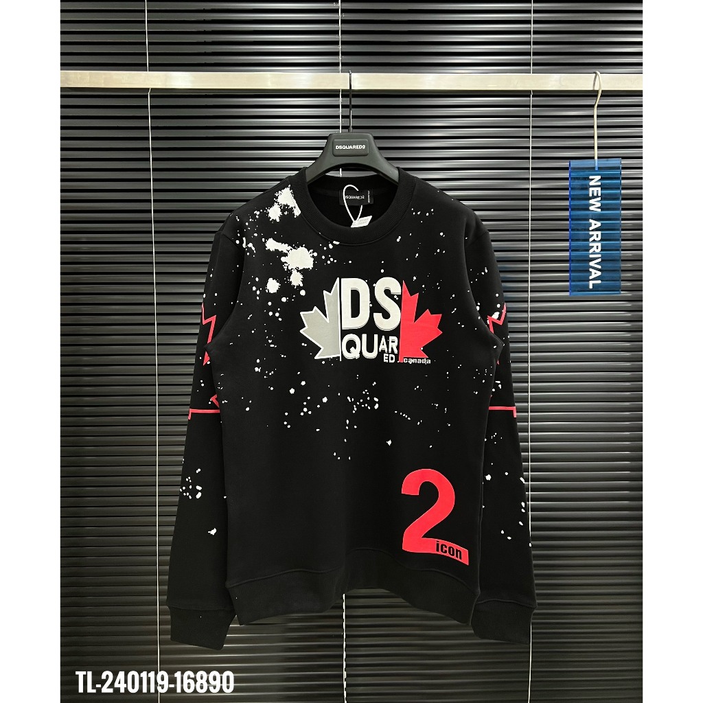 Áo Nỉ Loang DSQ Dày Dặn Cho Nam - Áo Dài Tay Nỉ Loang Cao Cấp