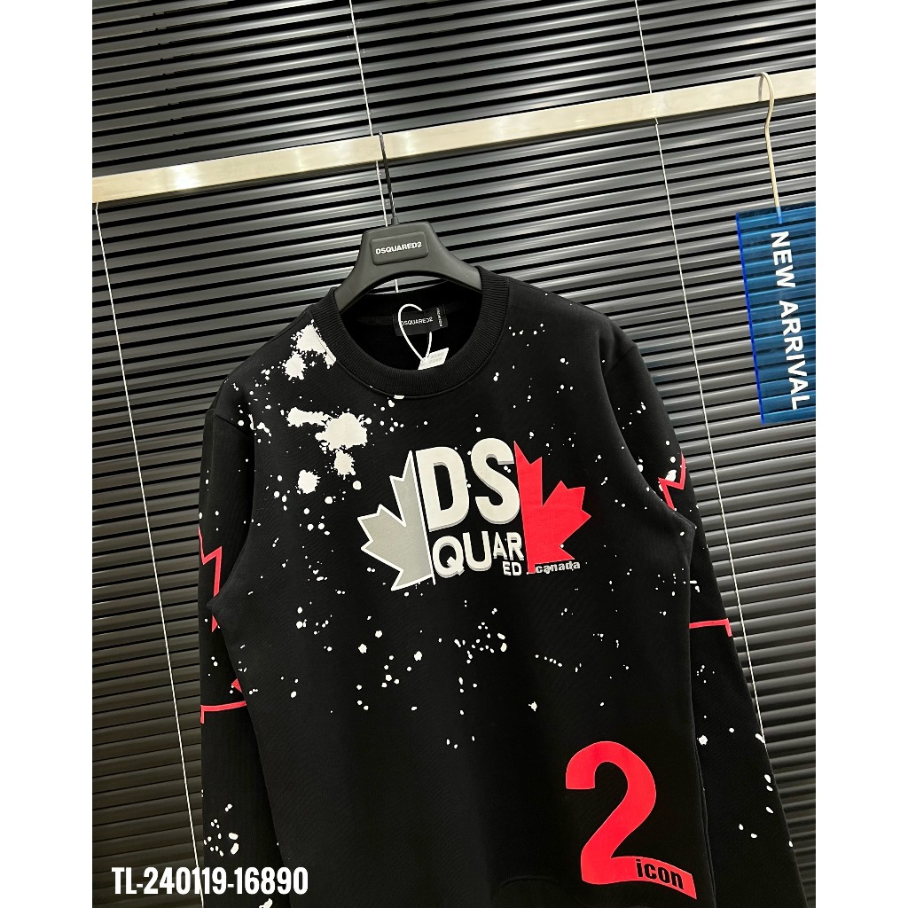 Áo Nỉ Loang DSQ Dày Dặn Cho Nam - Áo Dài Tay Nỉ Loang Cao Cấp