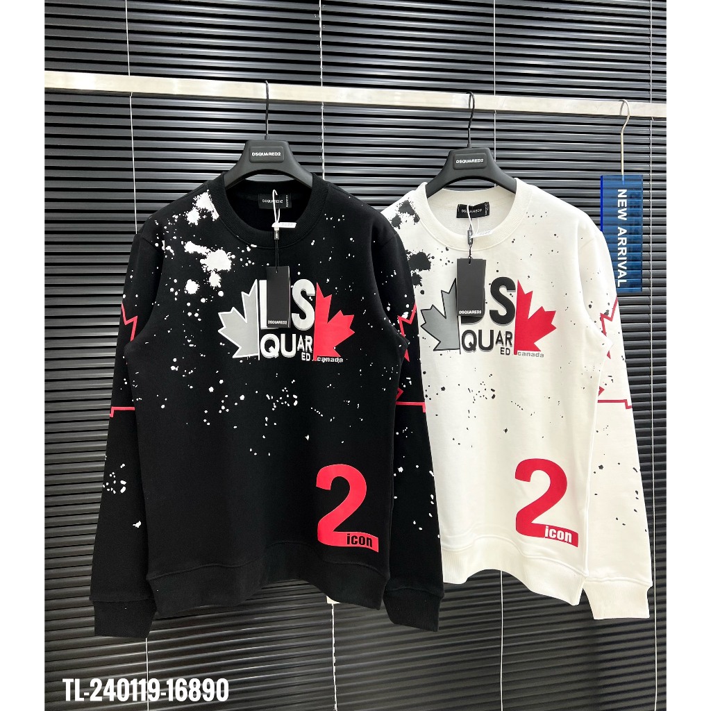 Áo Nỉ Loang DSQ Dày Dặn Cho Nam - Áo Dài Tay Nỉ Loang Cao Cấp