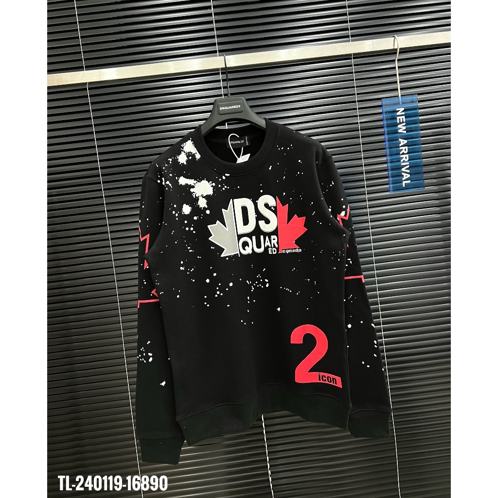 Áo Nỉ Loang DSQ Dày Dặn Cho Nam - Áo Dài Tay Nỉ Loang Cao Cấp