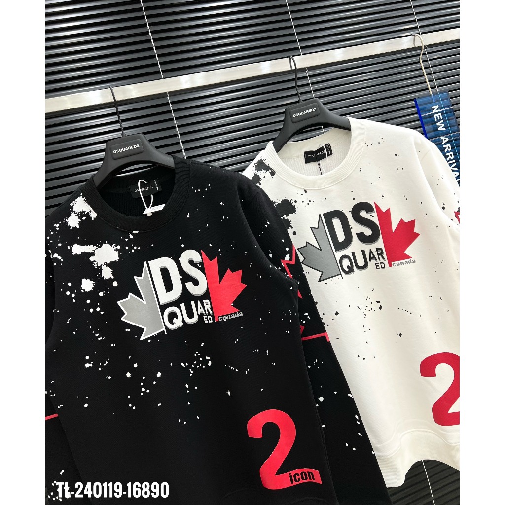 Áo Nỉ Loang DSQ Dày Dặn Cho Nam - Áo Dài Tay Nỉ Loang Cao Cấp