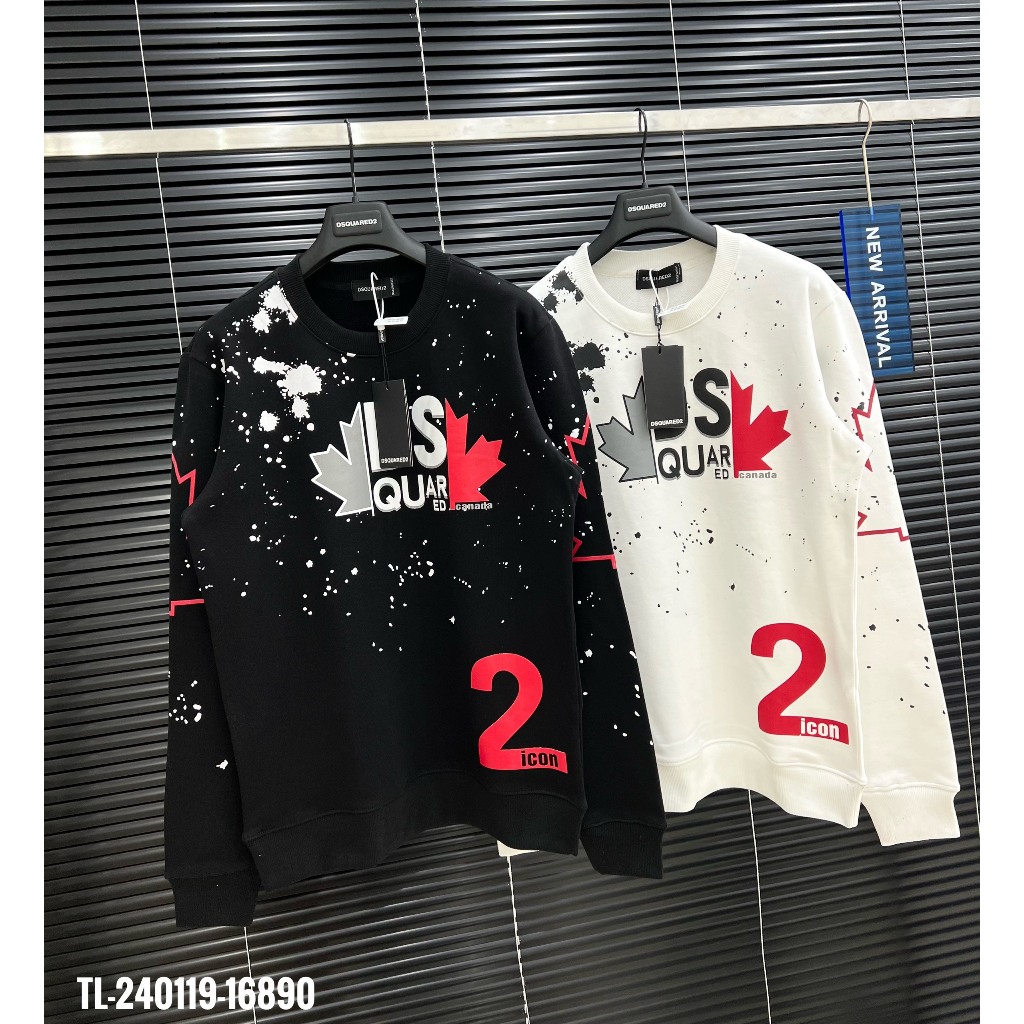 Áo Nỉ Loang DSQ Dày Dặn Cho Nam - Áo Dài Tay Nỉ Loang Cao Cấp