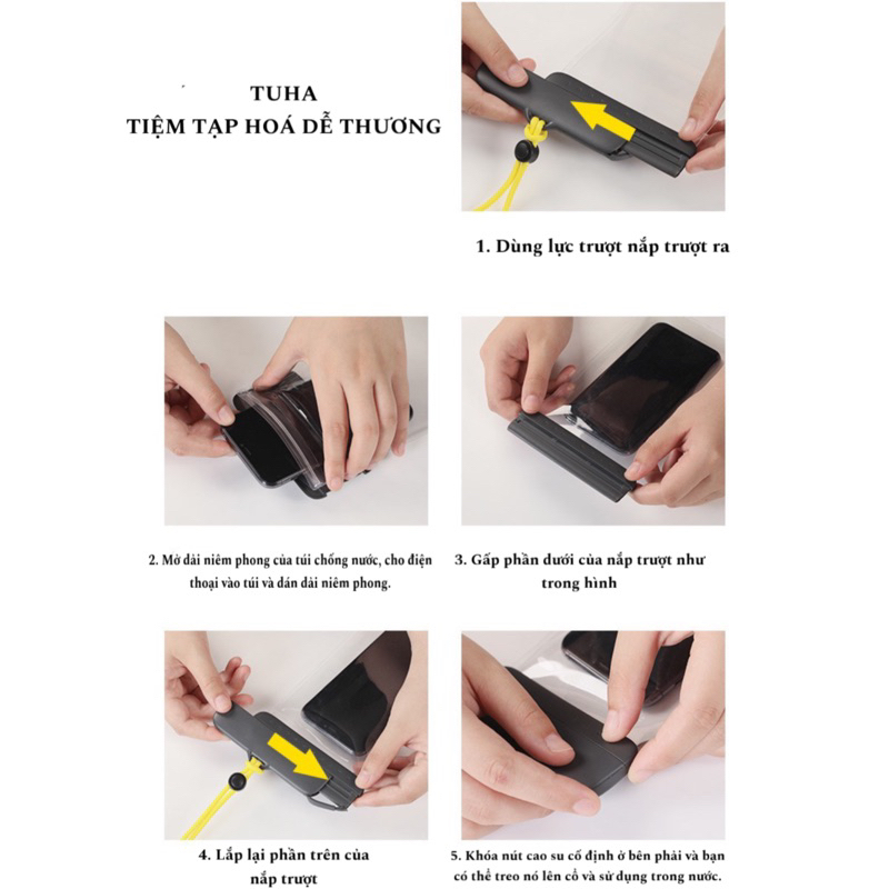 Túi chống nước dùng cho điện thoại Waterproof Bag