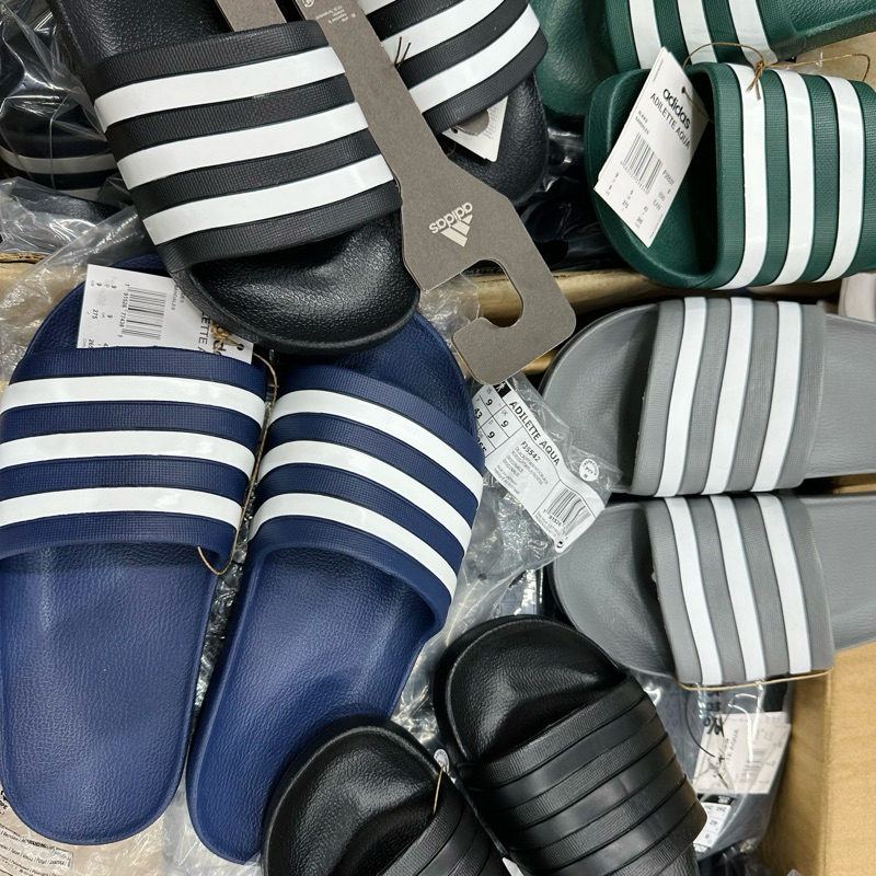 DÉP ADIDAS ADILETTE AQUA SLIDES - DÉP ĐÚC CAO SU QUAI NGANG - CHỐNG THẤM NƯỚC - HÀNG CÓ SẴN