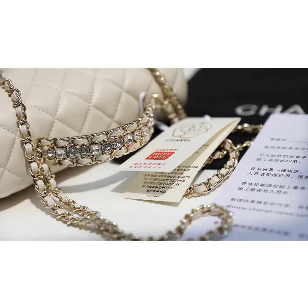 TÚI CHA NEO FLAP QUAI XÁCH GẮN ĐÁ SZ20