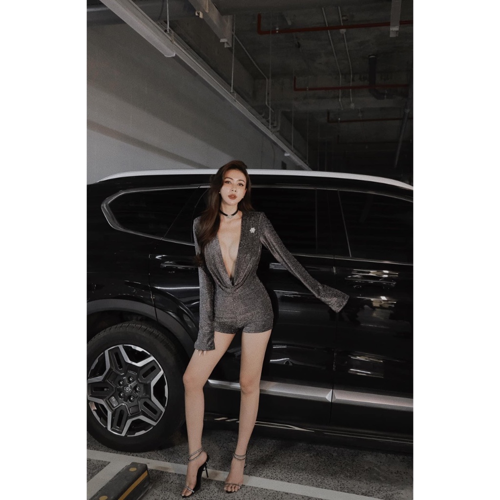 Jumsuit nhũ 𝐁𝐀𝐆𝐄𝐎 áo liền quần