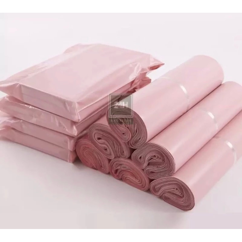 Túi niêm phong đóng gói hàng-Màu Hồng pastel