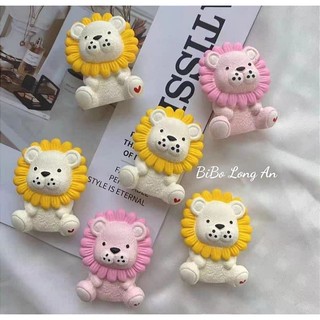 [mini 2D] Tượng sư tử mini phẳng lưng, chưa tô