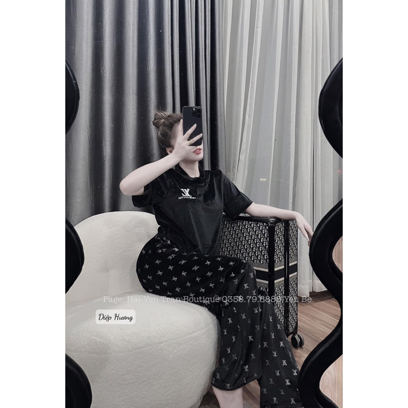 Bộ nhung LV siu xinh