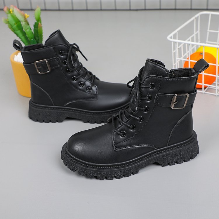 Giày bốt bé gái hottrend da mềm đế êm giày cao cổ bé gái bốt cho bé gái B135