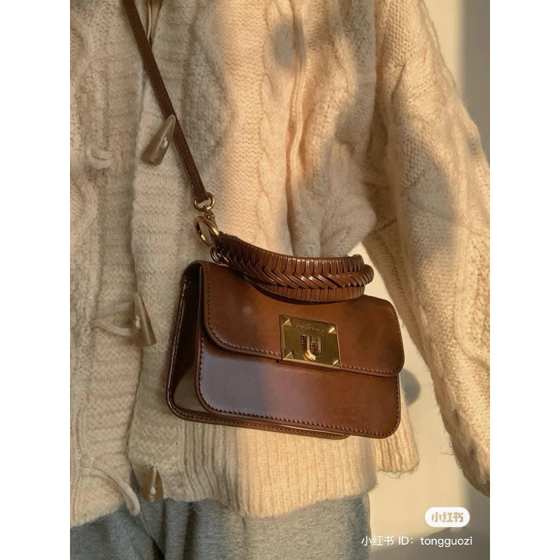 Túi xách da nữ tay cầm tròn Charle- Kei thời trang