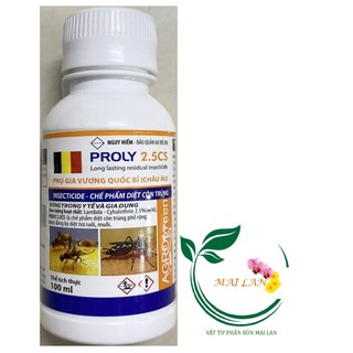 Proly 2.5cs - chế phẩm diệt côn trùng bỉ - châu âu - #113b# 100ml