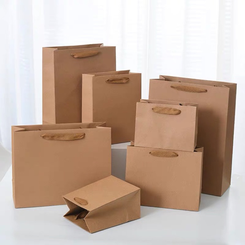 Combo 10 túi giấy kraft nhiều size