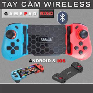 Gamepad, tay cầm chơi game, mobile gaming - mocute 060 - bluetooth, wireless - tùy chỉnh phím bấm