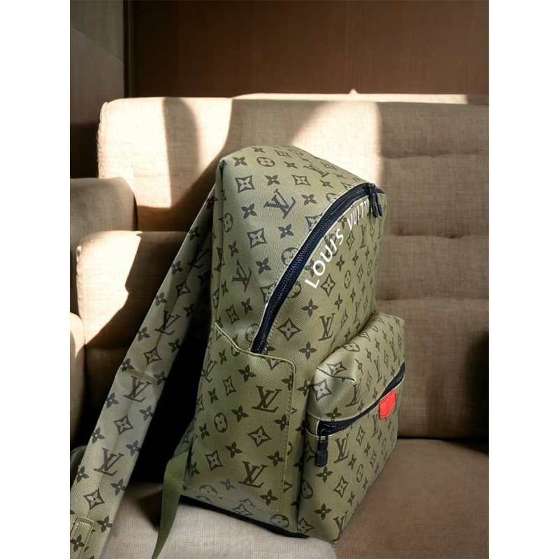 Balo Eovi xanh army phiên bản mới màu siêu đẹp size 30x40cm kéo trơn quai dù da đanh ĐẸP ĐỘC HIẾM