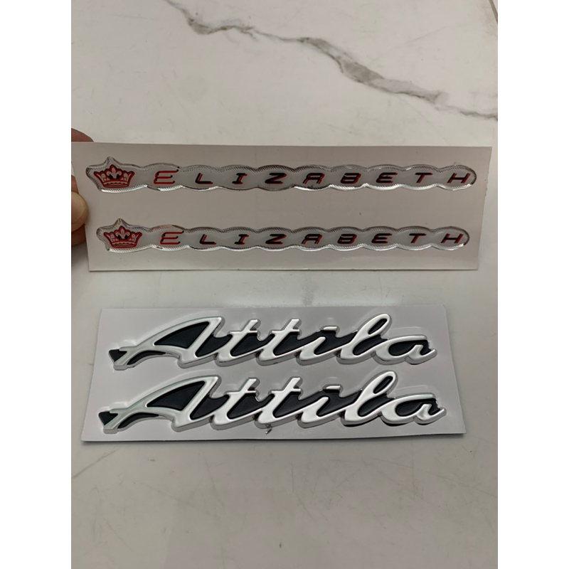Bộ tem xe Attila ELIZABET nhập khẩu Thái Lan chính hãng danh riêng cho dòng xe này