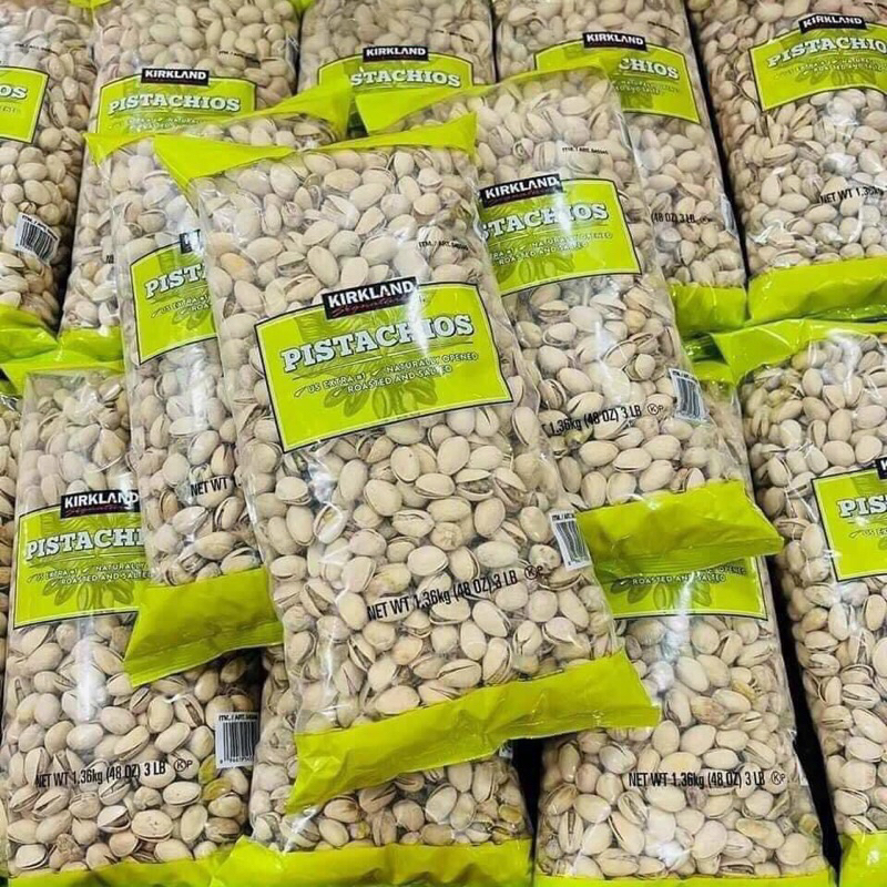 Hạt dẻ cười KIRKLAND SIGNARUTE PISTACHIOS 1,36kg.