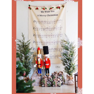 Tranh vải canvas decor Christmas nhiều mẫu đáng yêu.