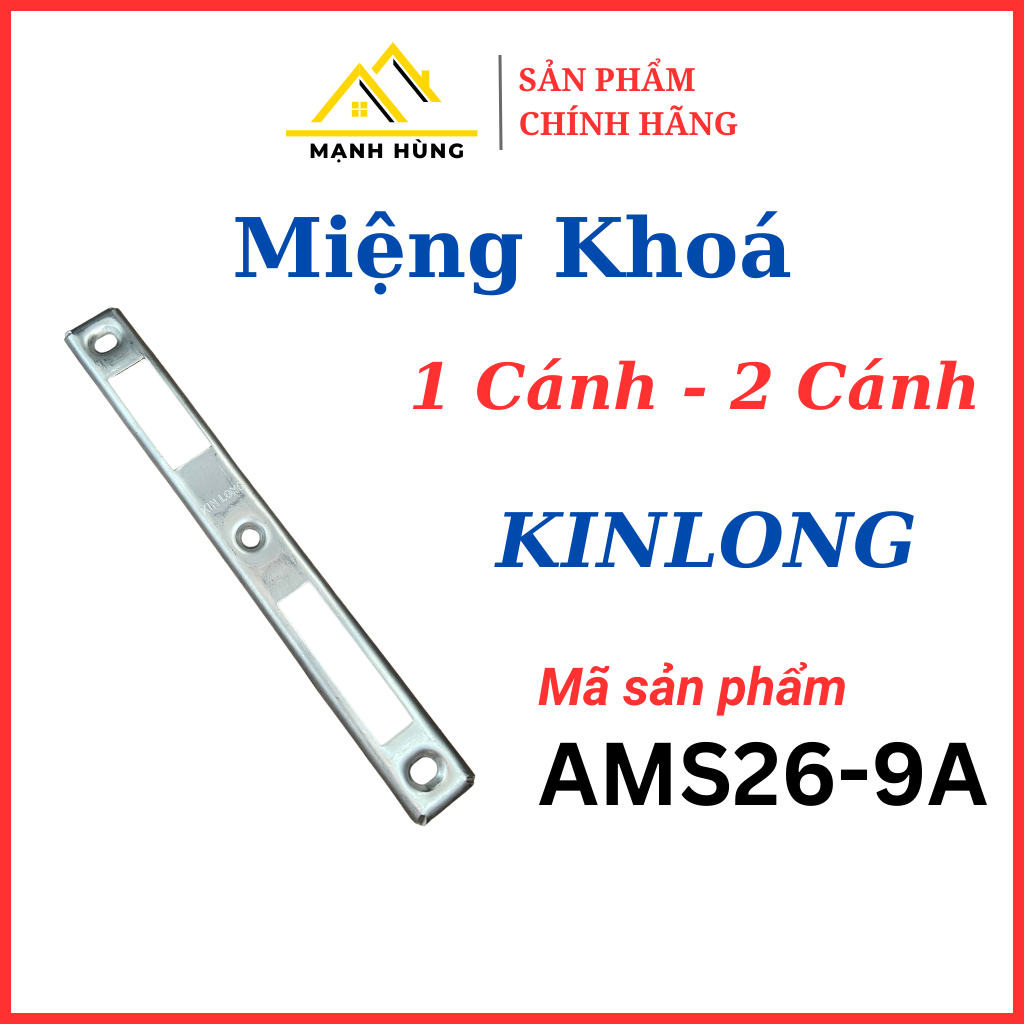 Miệng đón khoá cửa đi Xingfa KINLONG Chính Hãng, Miệng khoá đơn điểm ( 1 cánh ) - đa điểm ( 2 cánh )