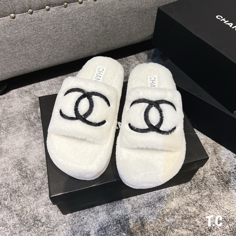 Dép lông Cha.Nel đế 5p full box qcl1