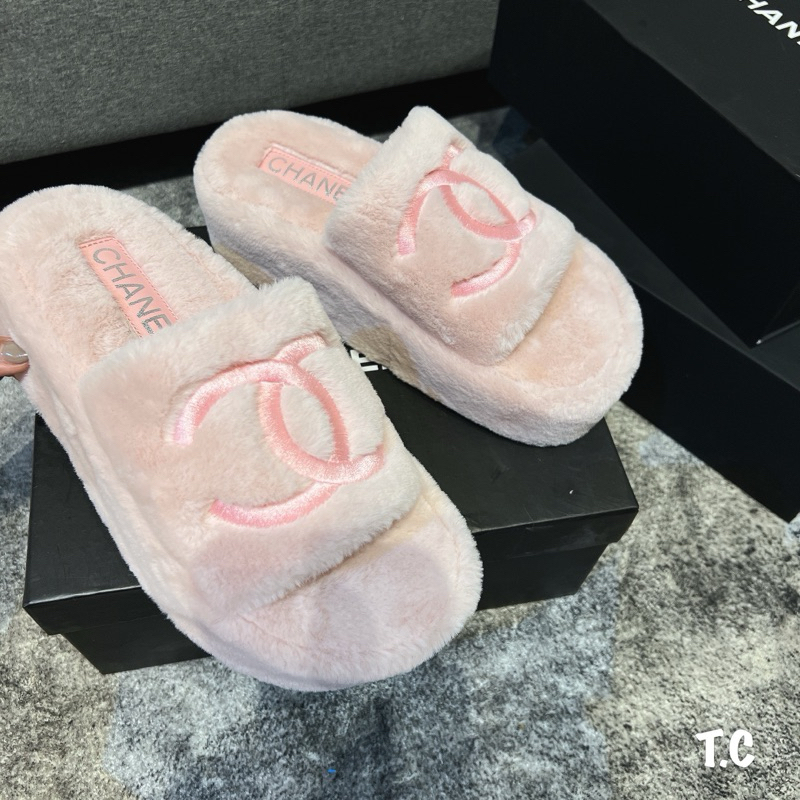 Dép lông Cha.Nel đế 5p full box qcl1