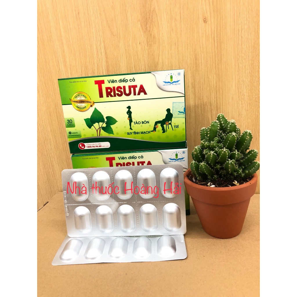 VIÊN GIẤP CÁ TRISUTA Hộp 30v