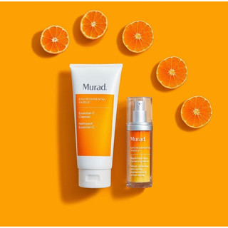 Set Sữa rửa mặt và tinh chất dưỡng Murad Environment Shield Essential-C Cleanse & Rapid Dark Spot Correcting Serum