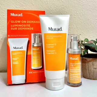 Set Sữa rửa mặt và tinh chất dưỡng Murad Environment Shield Essential-C Cleanse & Rapid Dark Spot Correcting Serum