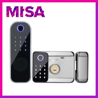 Khóa 2 mặt app - khóa điện tử c812 cửa cổng - tiện lợi trong sử dụng