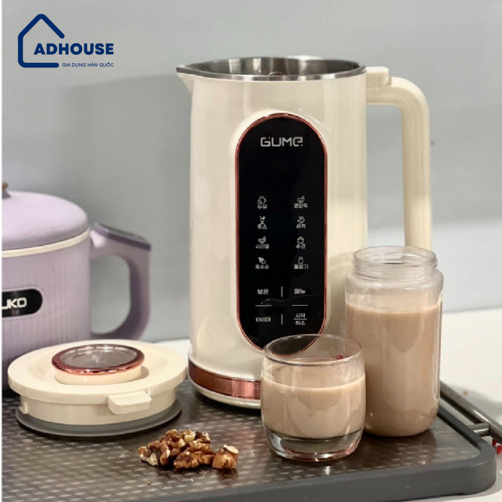 Máy Làm Sữa Hạt Gume GMNMM-2201, Dung Tích  1,6 Lit - Nhập Khẩu Hàn