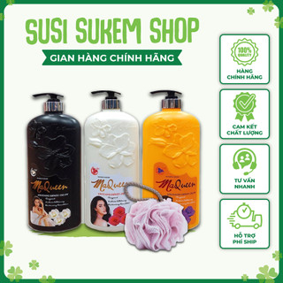Sữa tắm 💥 tặng bông tắm 💥 combo 2 chai sữa tắm maquen thái lan trắng da dưỡng ẩm 1200ml