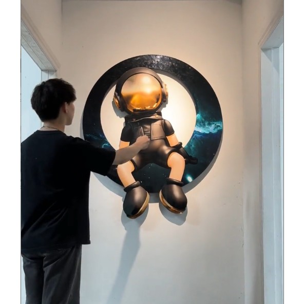 Tranh Tráng Gương phi hành gia loại có đèn và không có đèn