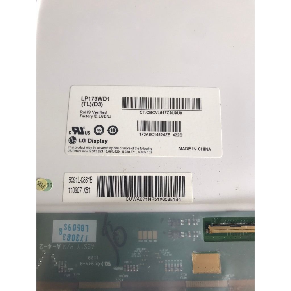 Màn Laptop 17.3 inch LP173WD1 độ phân giải 1600x900 - BH 1 tháng