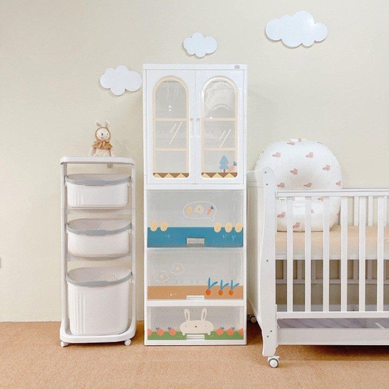 Tủ đồ sơ sinh cho bé gấp gọn
