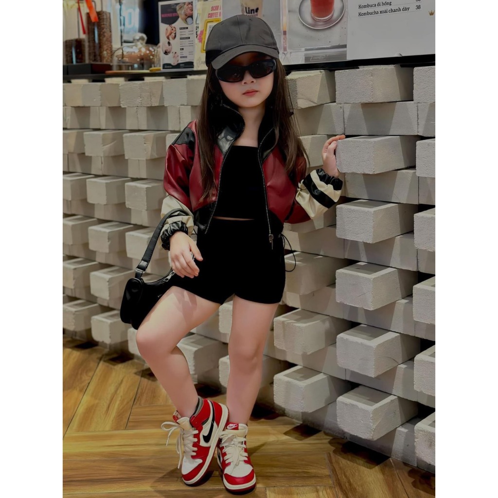 SET KHOÁC DA KÈM ÁO BODY BÉ GÁI-C91