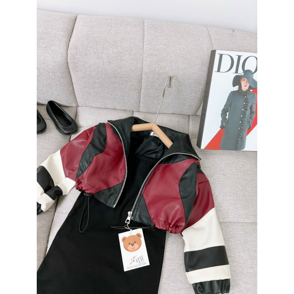 SET KHOÁC DA KÈM ÁO BODY BÉ GÁI-C91