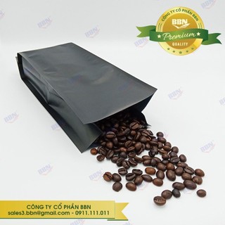 Túi nhôm đen mờ 4 biên size 11*31cm