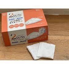 ⚠️FREESHIP⚠️ Set 2 Bông Tẩy Trang Cotton 2Way Nhật Bản