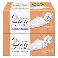 ⚠️FREESHIP⚠️ Set 2 Bông Tẩy Trang Cotton 2Way Nhật Bản
