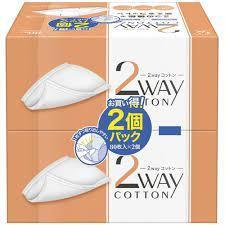 ⚠️FREESHIP⚠️ Set 2 Bông Tẩy Trang Cotton 2Way Nhật Bản