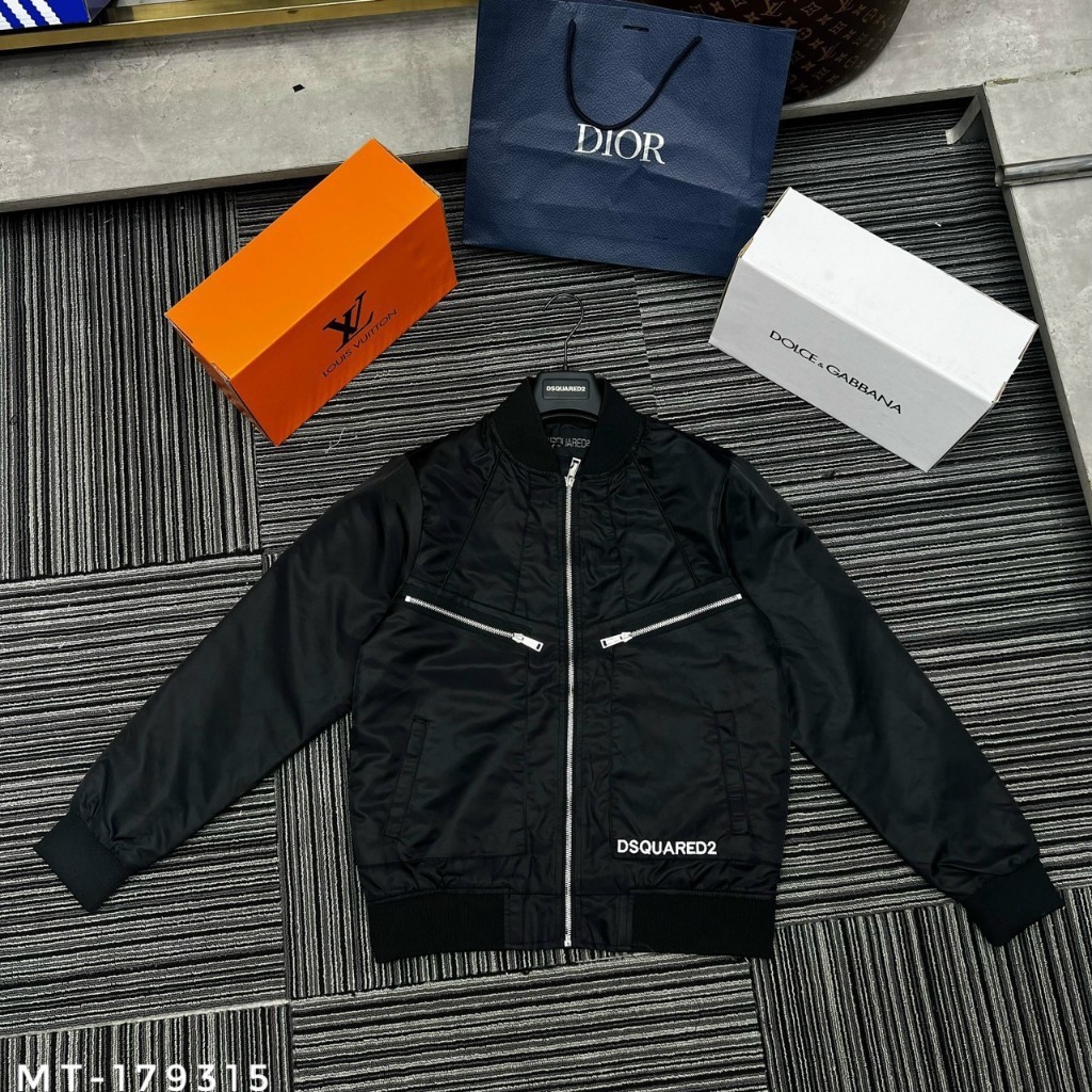 Áo Khoác DSQ họa tiết khóa chéo Bản Hot Mới Nhât Năm 2023