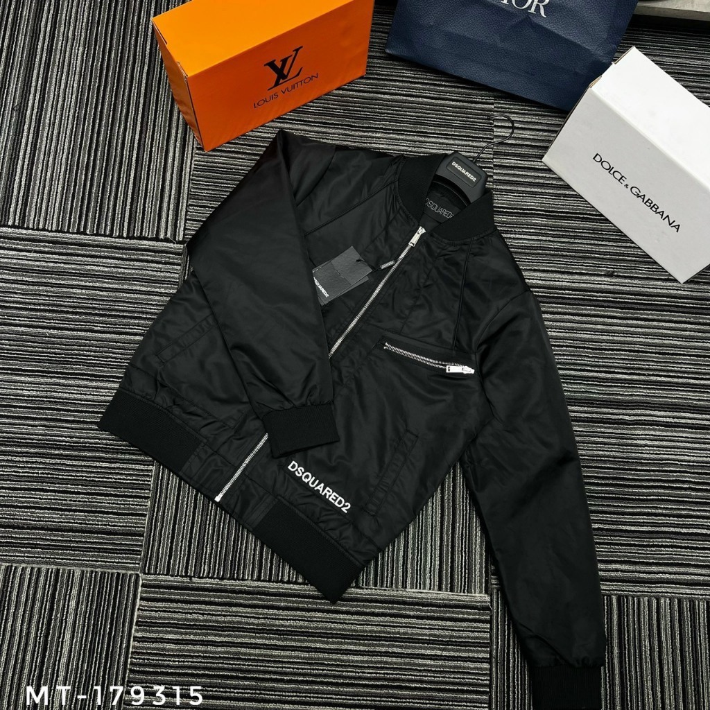 Áo Khoác DSQ họa tiết khóa chéo Bản Hot Mới Nhât Năm 2023