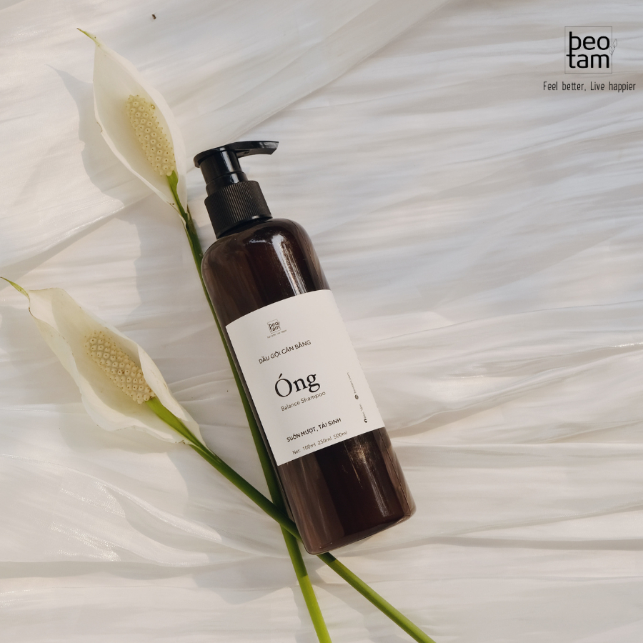 Dầu Gội Cân Bằng Óng - 100% thiên nhiên, giúp da đầu trở về trạng thái cân bằng, sợi tóc chắc khỏe, ngăn ngừa rụng tóc